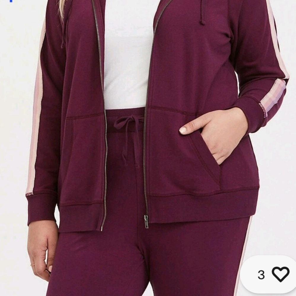 Torrid Purple Set Sweater And Pants